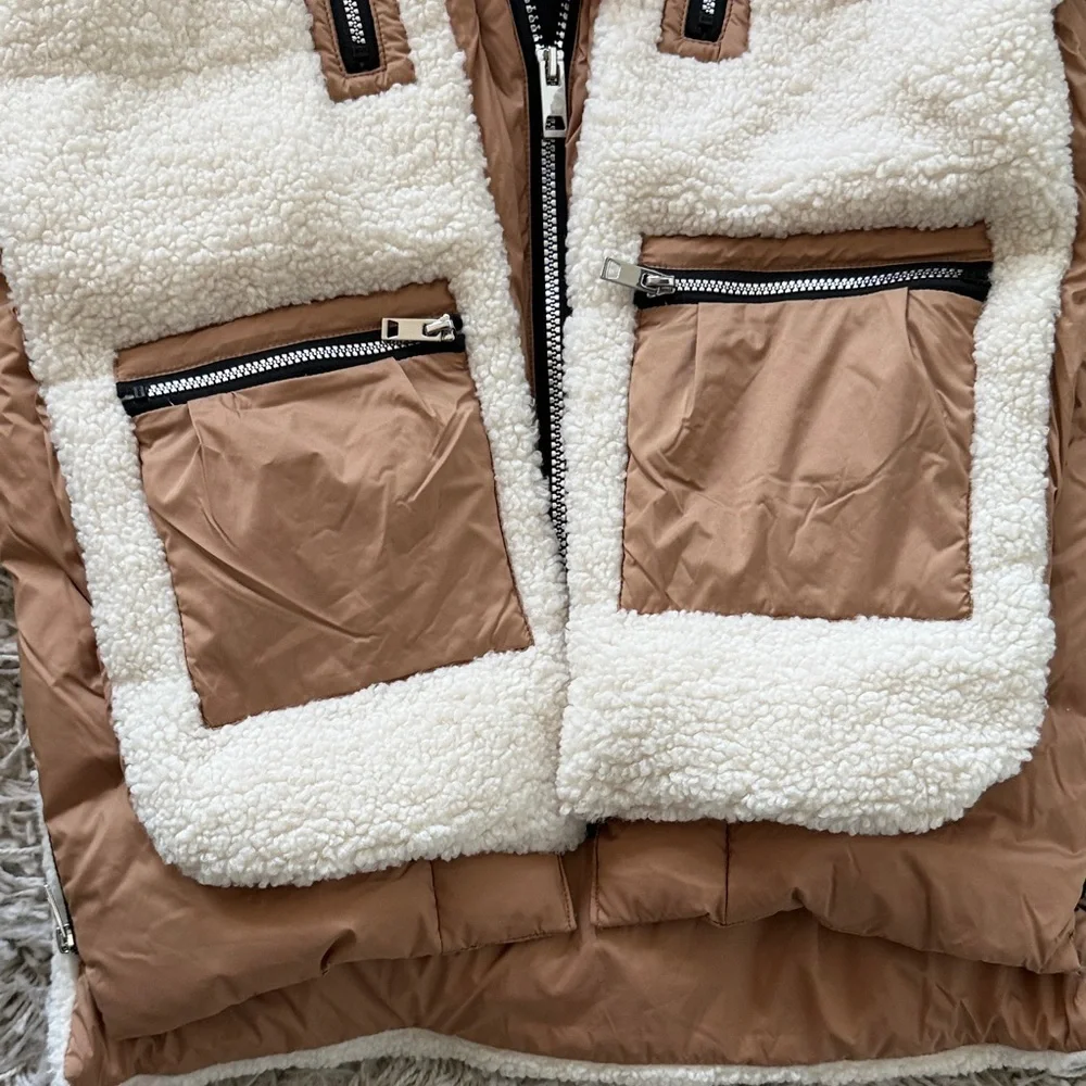 NWT Orolay Universe Kids Down Puffer Girls Size 8 700 Fill Khaki Warm